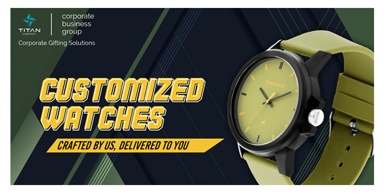 corporate gifts titan customized watches