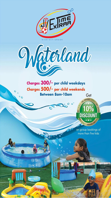 extraa time flyer design for promotions