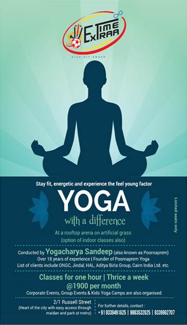 extraatime flyer design with green background