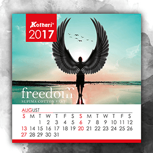 kothari small size calendar design