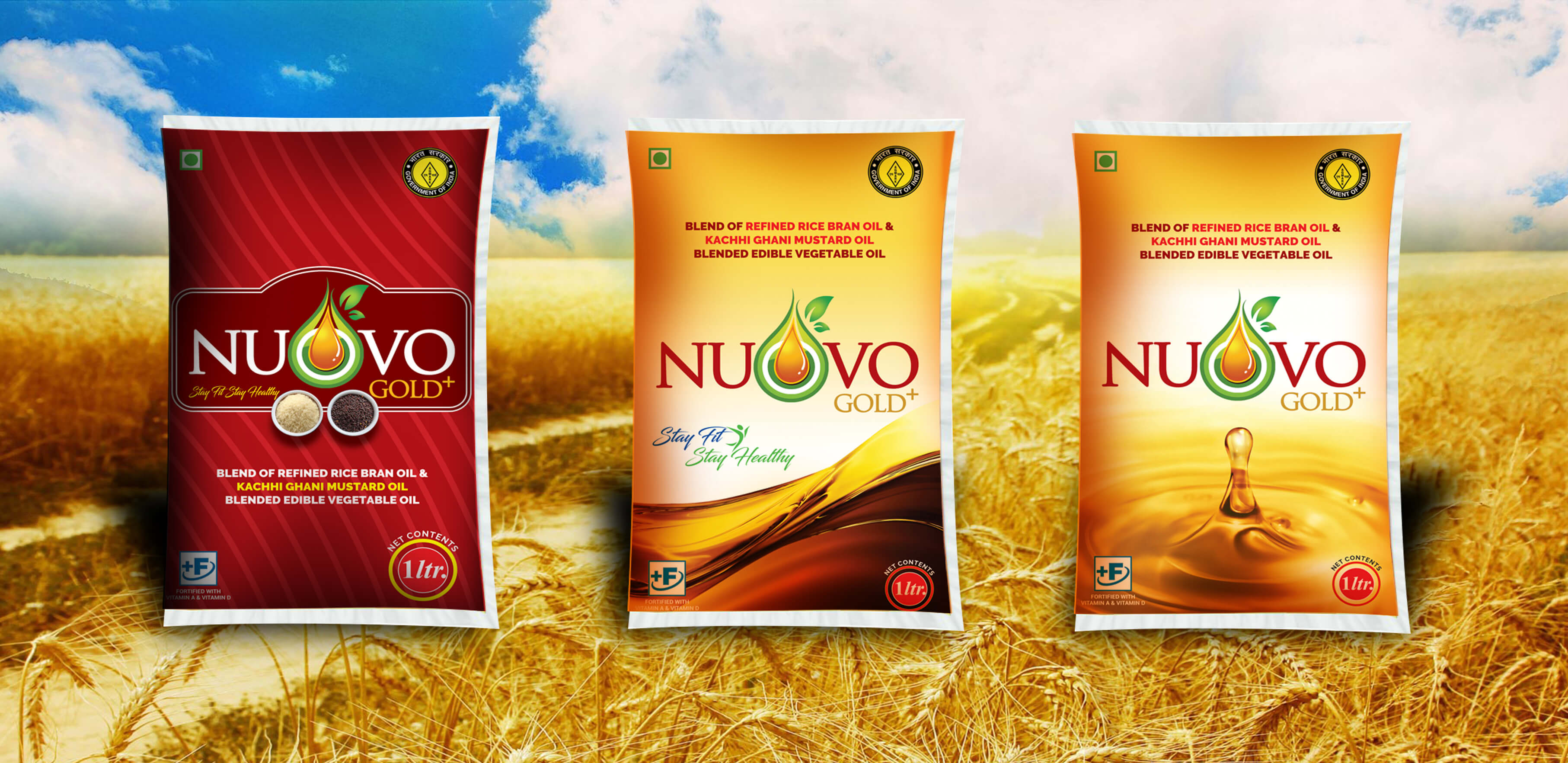 mustard oil package design