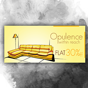 opulence furniture social media post design