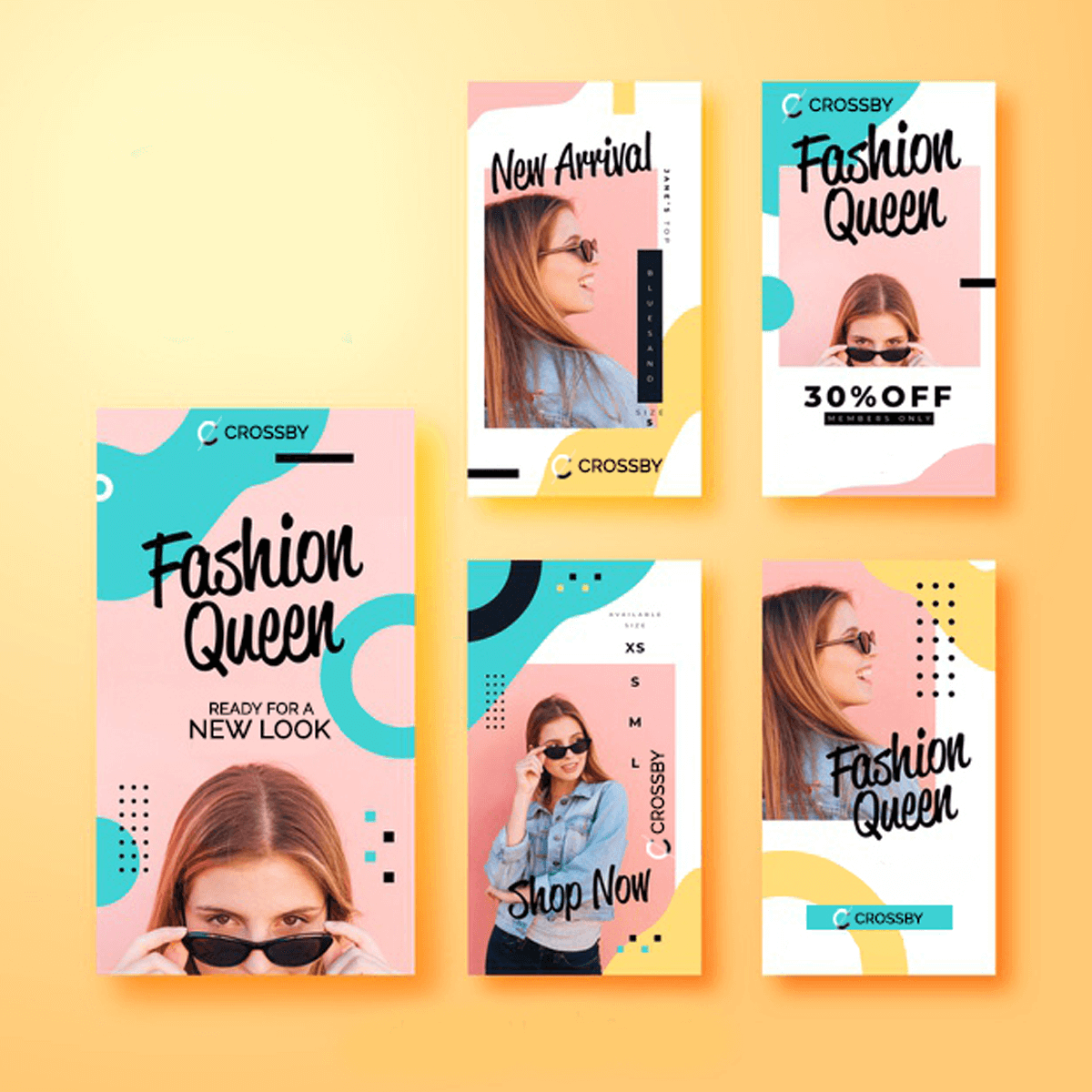 social media template design instagram