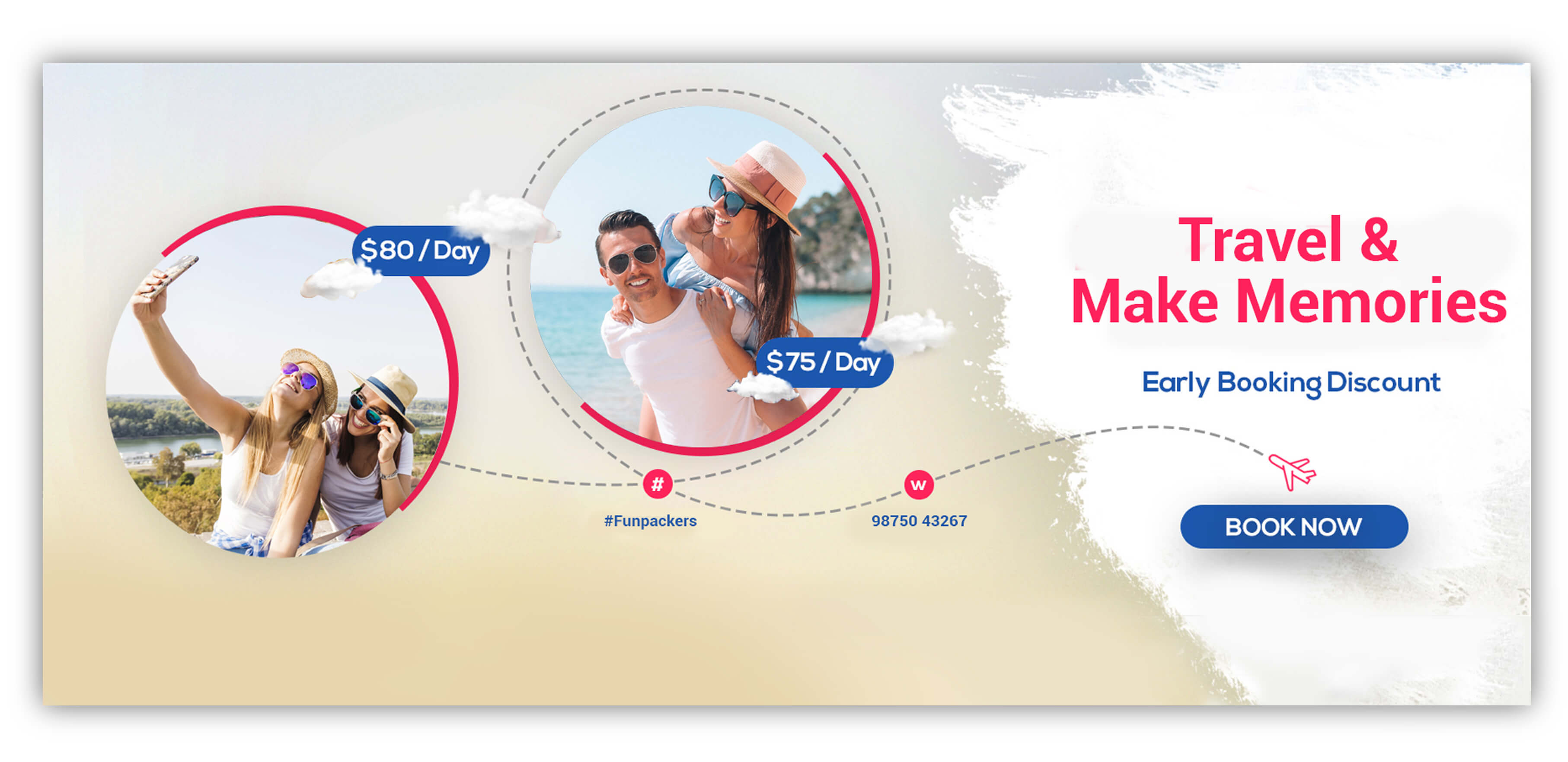 travel facebook cover design